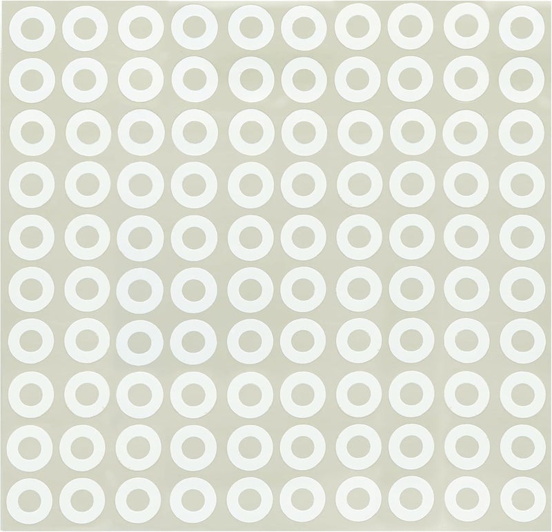 KR. LIF Paper Hole Punch Reinforcement Stickers 2500 Pack - 0.25" Binder Hole Reinforcement Circles Paper Binder Spine Labels for Hole-Punched Pages, - Image 3